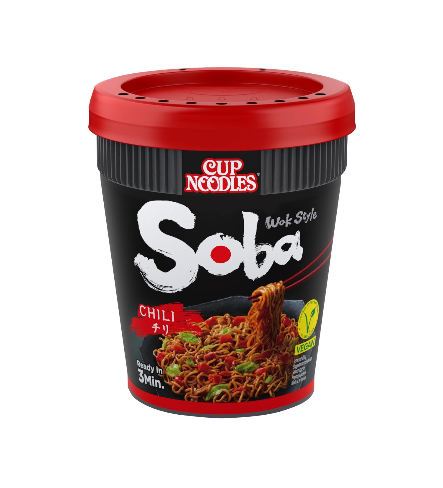 Nissin Soba Chilli Cup Noodles 92 Gr