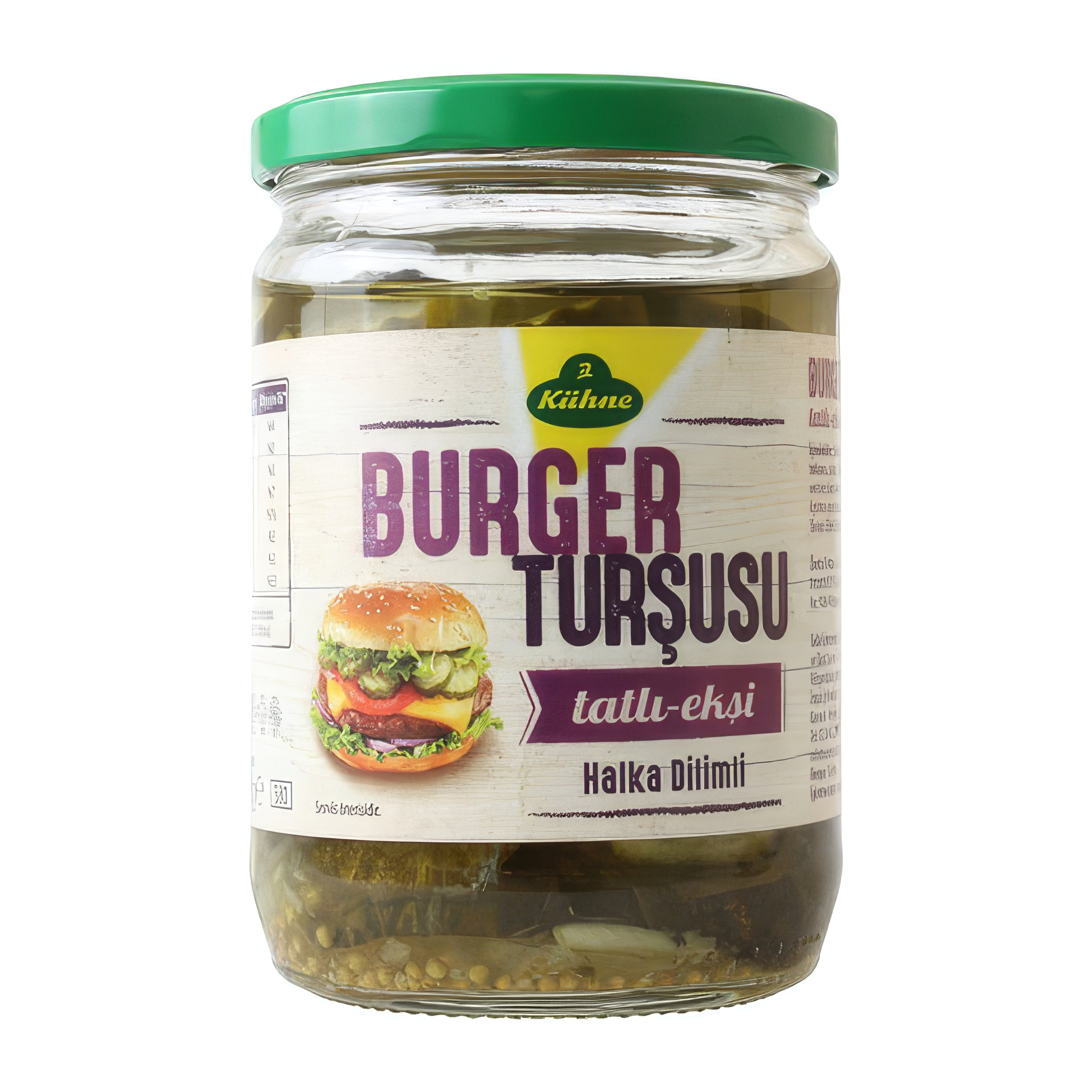 Kühne Tatlı Ekşi̇ Burger Turşusu 530 Gr