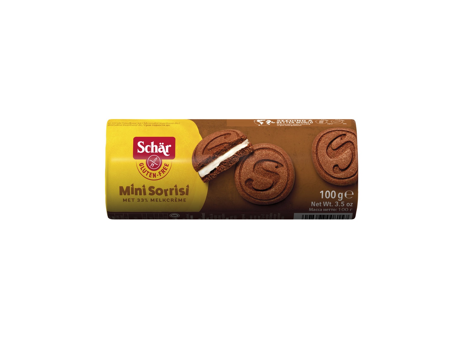 Schär Mini Sorrisi Çikolatalı Bisküvi 100 Gr