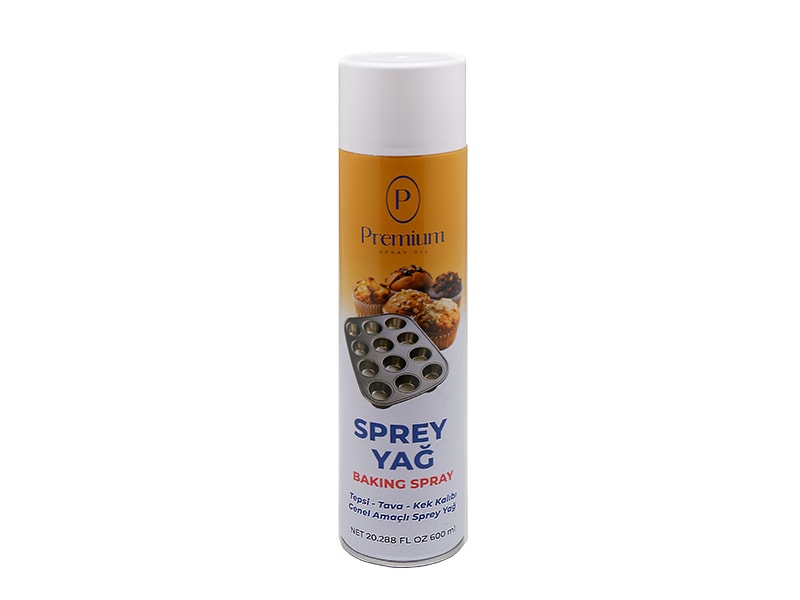 Premium Sprey Bitkisel Yağ 600 Ml