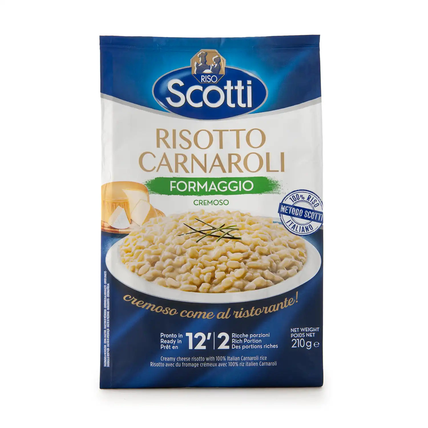 Scotti Risotto Carnaroli Formaggio 210 Gr