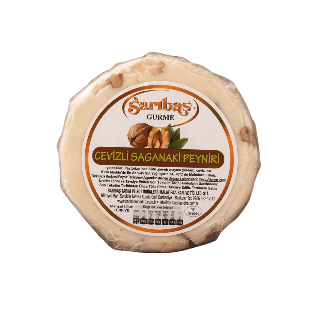 Sarıbaş Cevizli Saganaki Peyniri 600 Gr