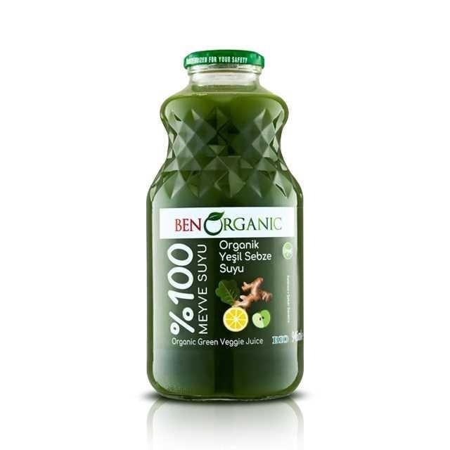 Benorganic Organi̇k Yeşi̇l Sebze Suyu 946 Ml