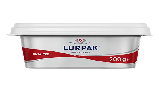 Lurpak Sürülebi̇li̇r Tuzsuz Tereyağı 200 Gr