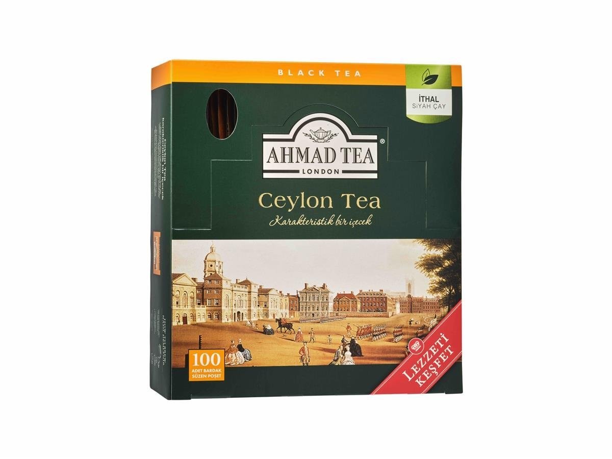 AHMAD TEA CEYLON  BARDAK POŞET ÇAY 100' LÜ 200 GR