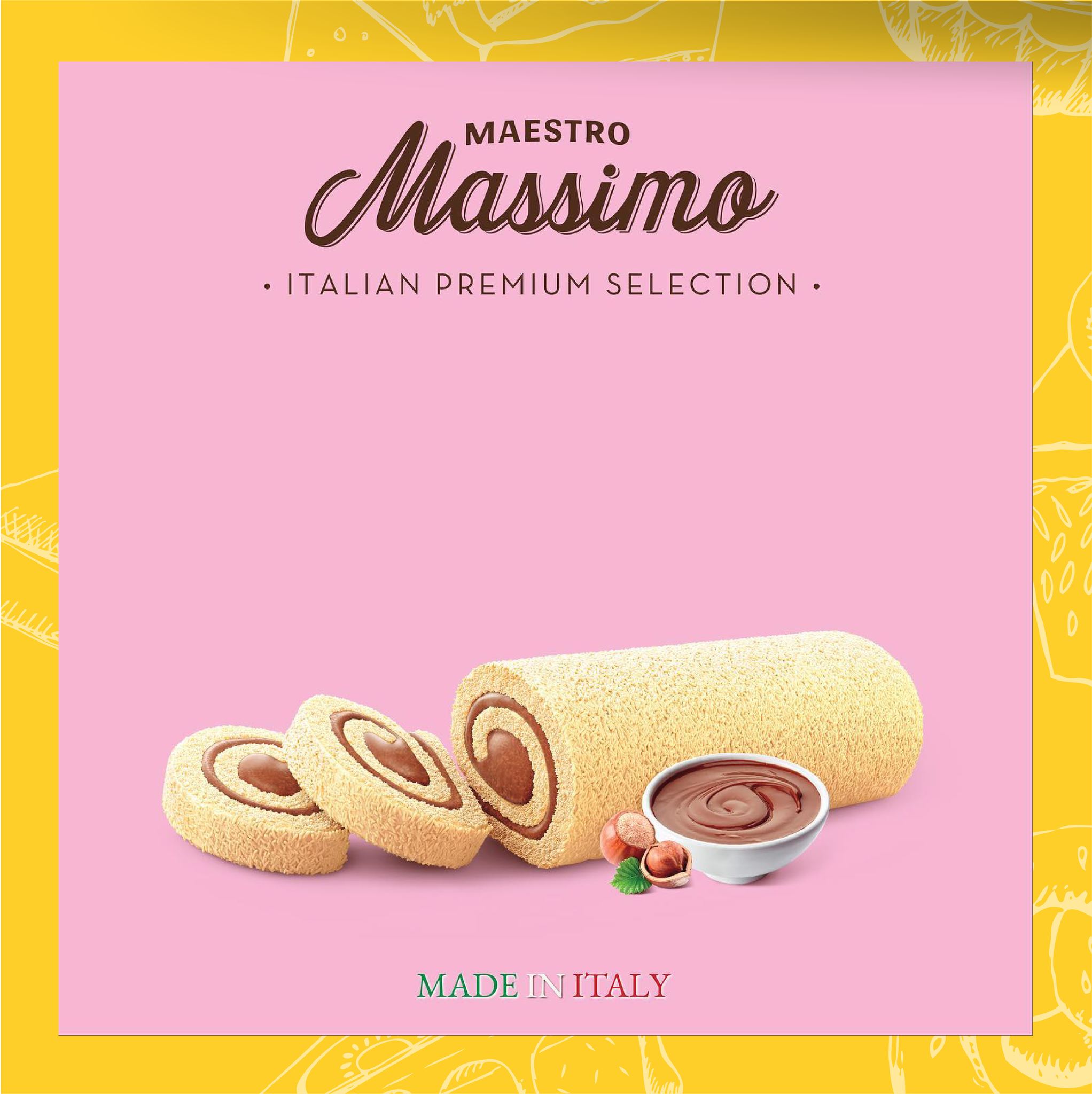 Massimo White Swiss Roll 300 Gr