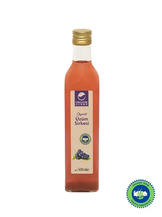 Organi̇k Gurme Organi̇k Üzüm Sirkesi 500 Ml