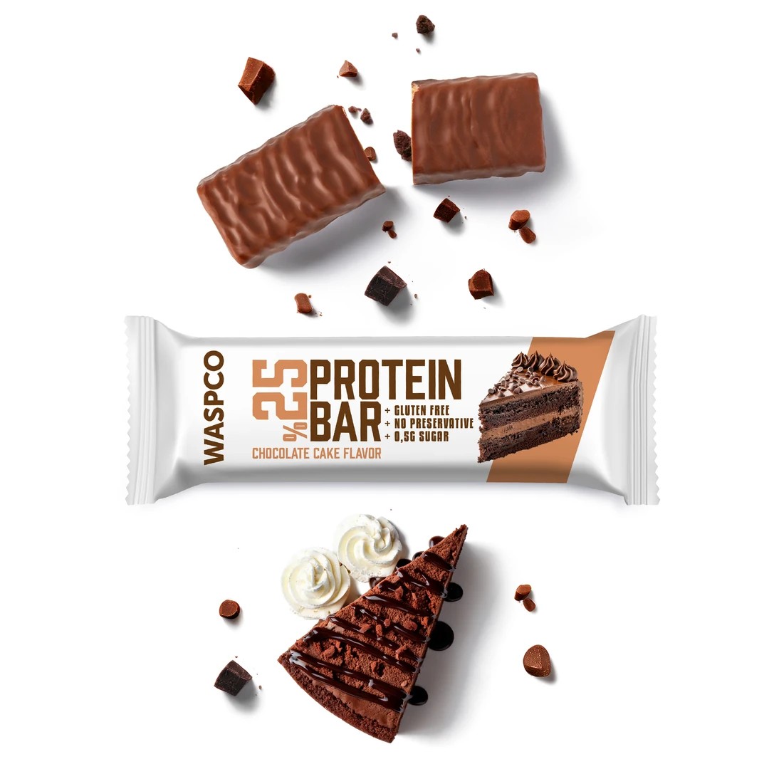 Waspco Çi̇kolatalı Kek Aromalı Protein Bar 36 Gr