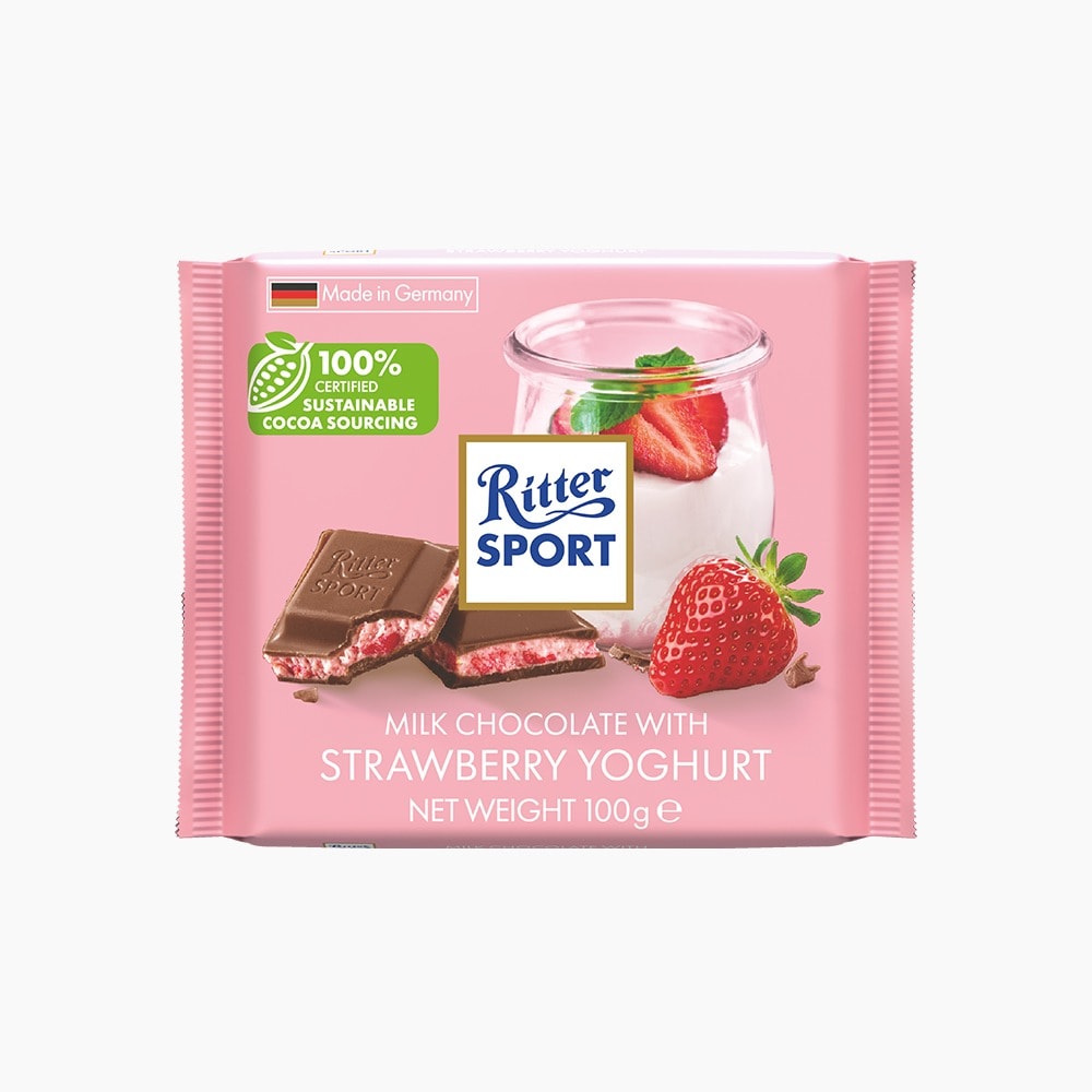 Ritter Sport Strawberry Yoghurt 100 Gr