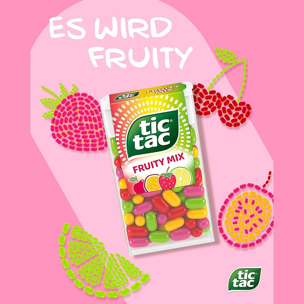 Tic Tac Fruity Mix 18 Gr