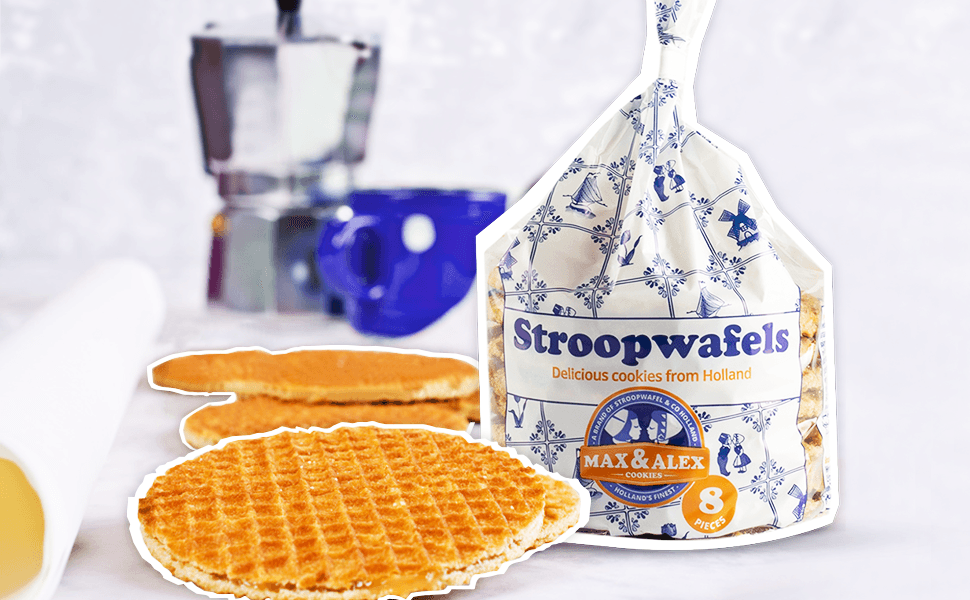 Max & Alex Stroopwafel Karamel Waffle Bi̇skuvi̇ 250 Gr