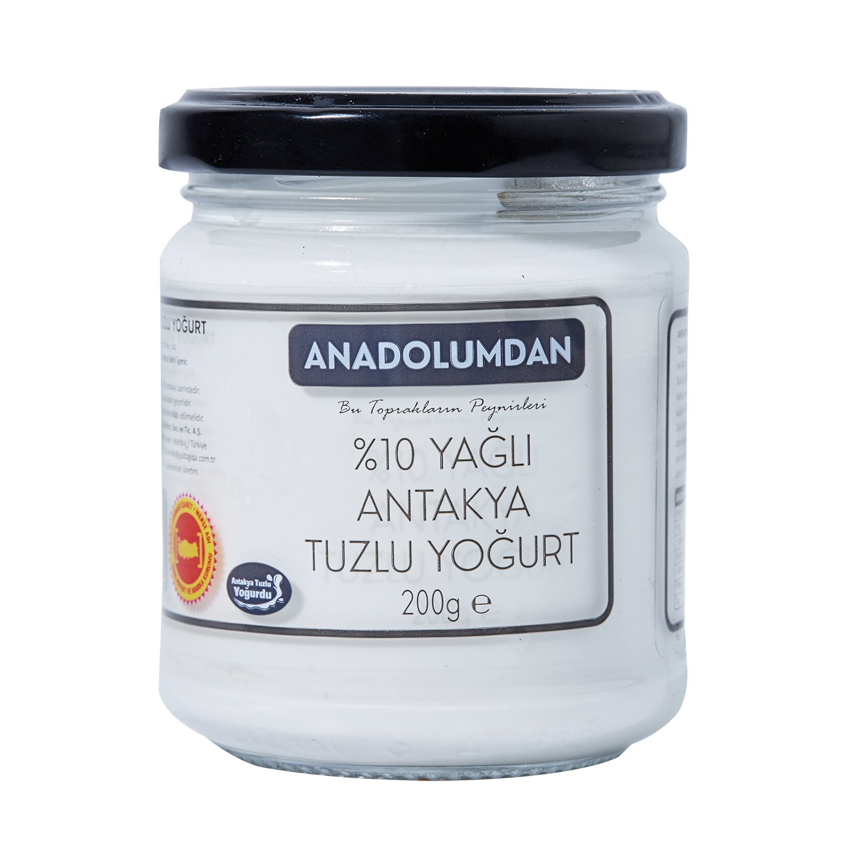 Anadolumdan %10 Yağlı Antakya Tuzlu Yoğurt 200 Gr