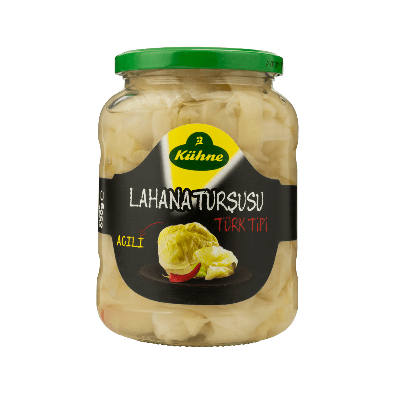 Kühne Acıli Lahana Turşusu 650 Gr