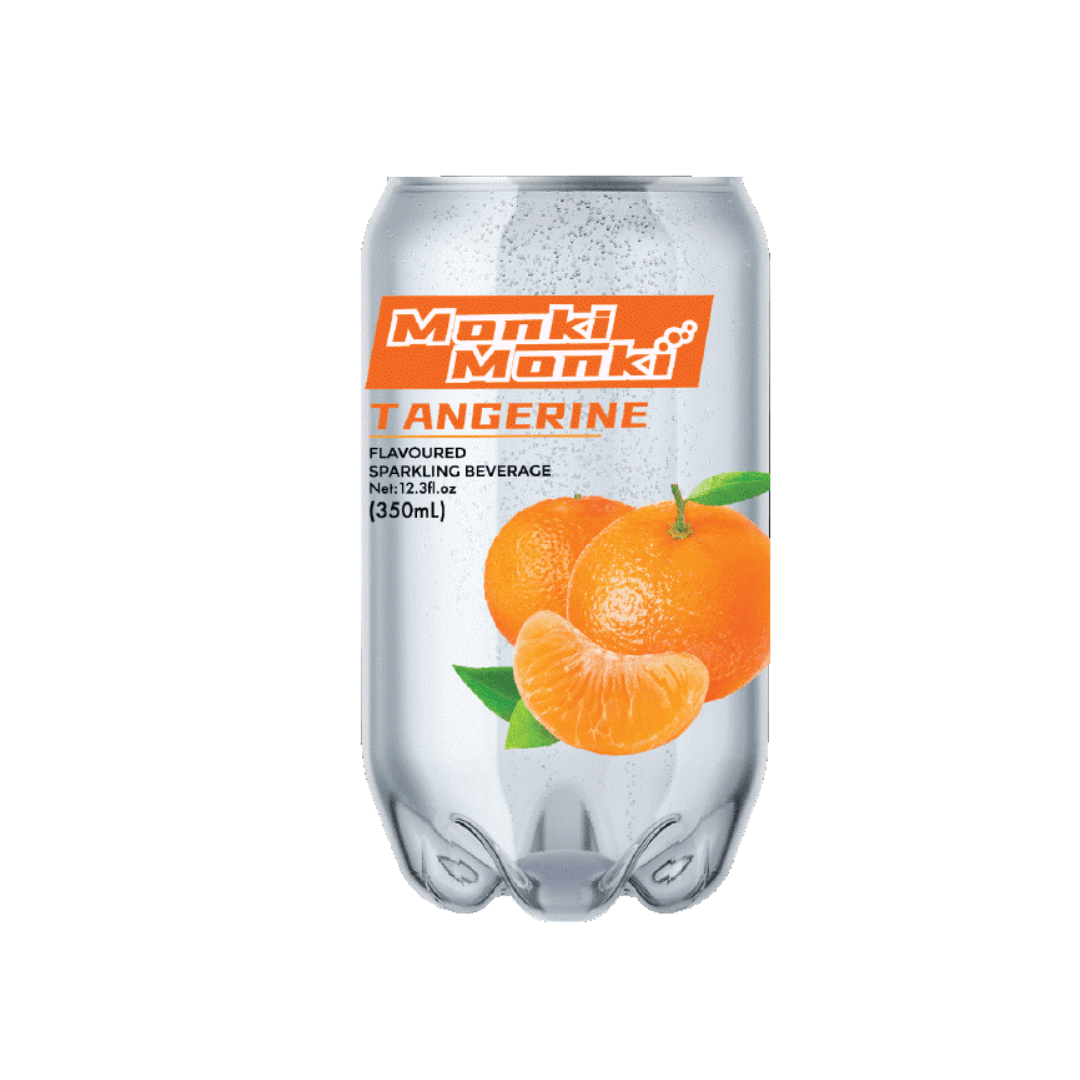 Monki Monki Tangerine Carbonated Drink 350 Ml