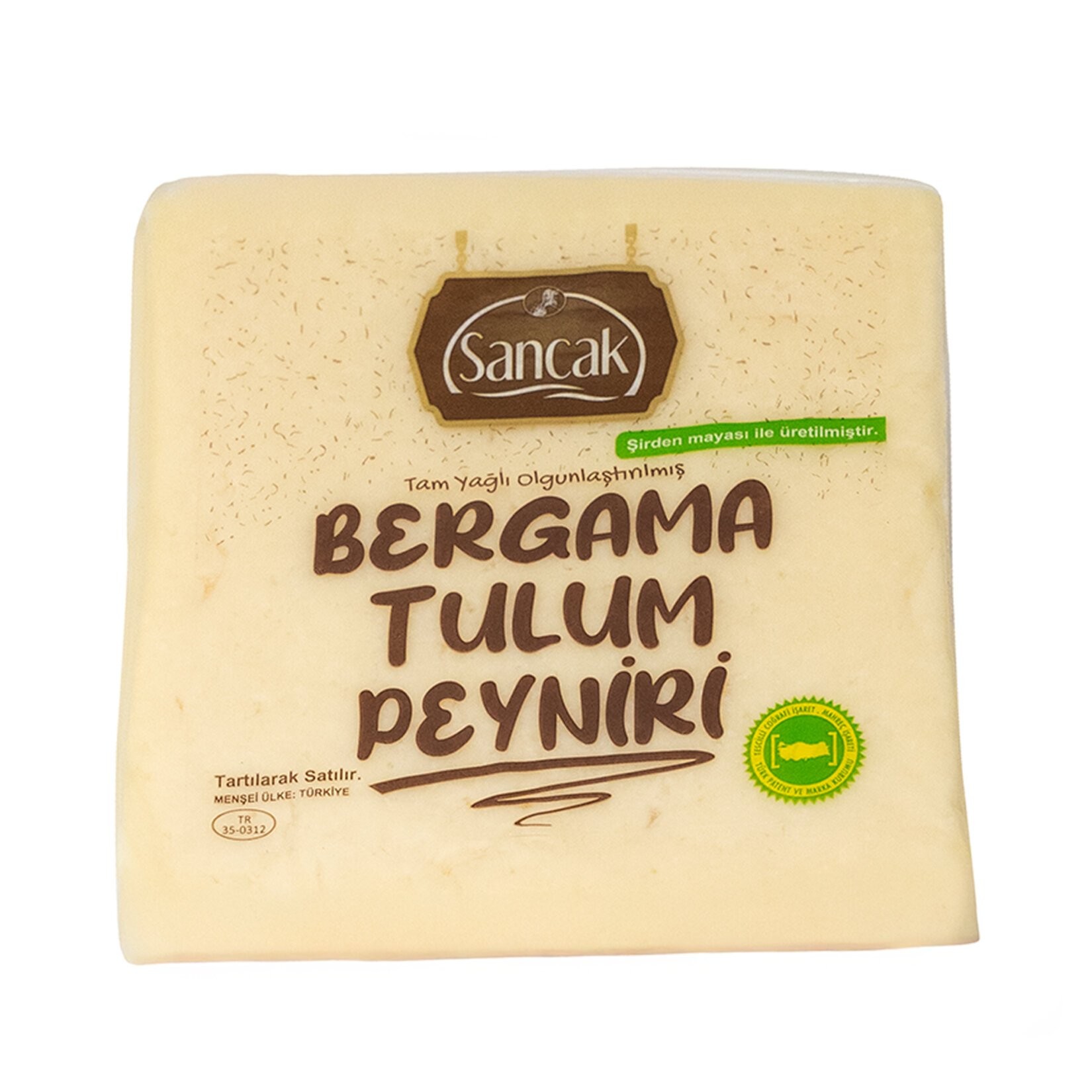 Sancak Tam Yağlı Olgunlaştırılmış Bergama Tulum Peyniri 500 Gr