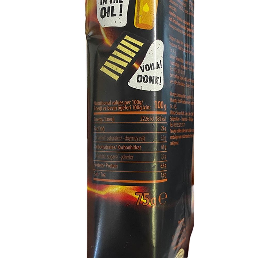 Long Chips Acı Biberli Mashed Potato Chips 75 Gr