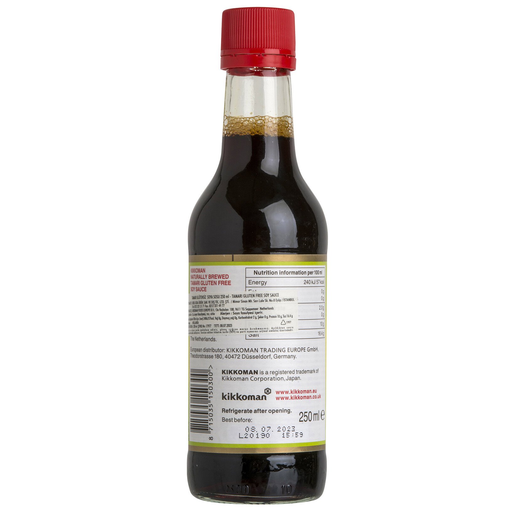 Kikkoman Glutensiz Soya Sosu 250 Ml