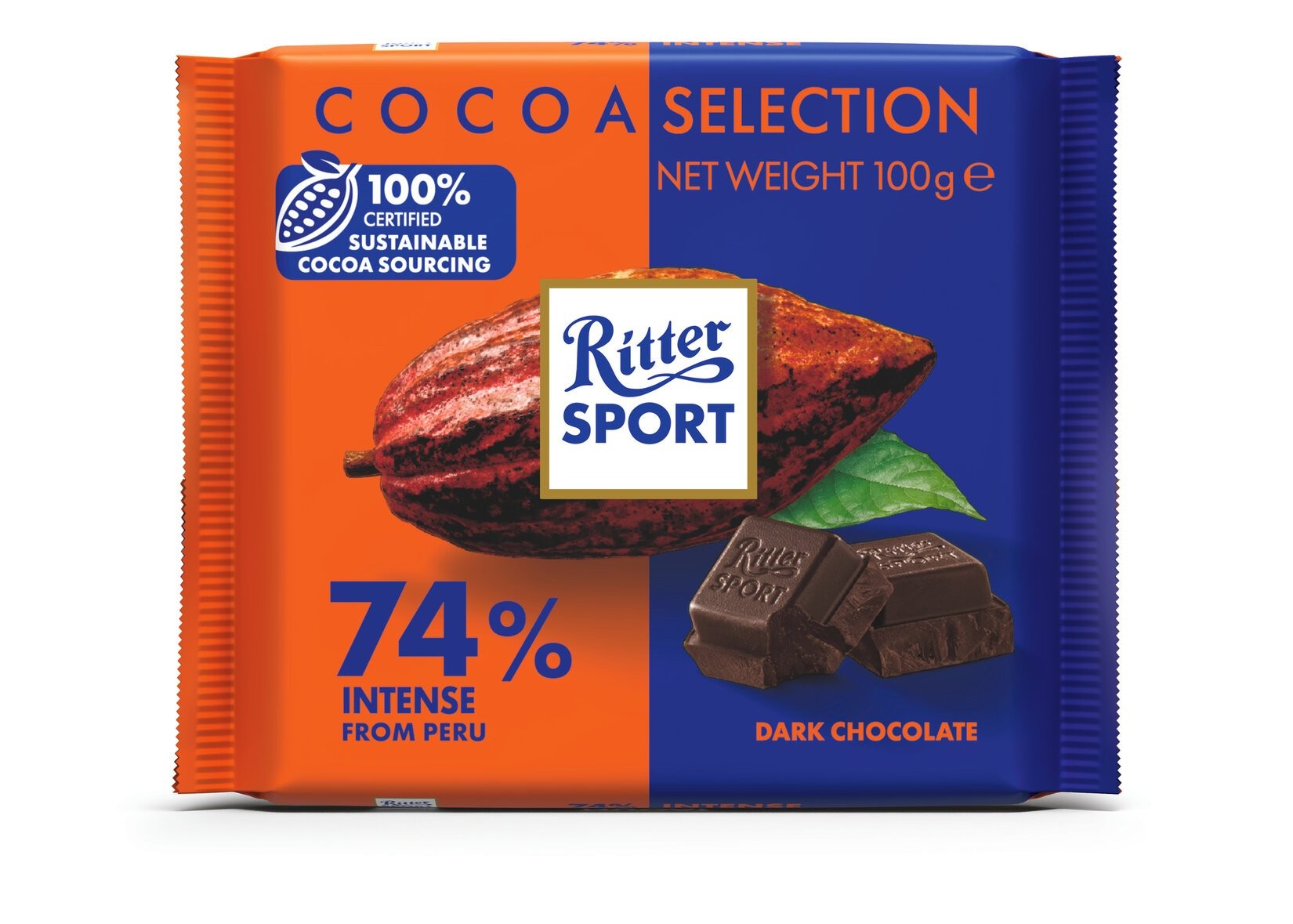 Ritter Sport Cocoa Selection %74  Bi̇tter Çi̇kolata 100 Gr