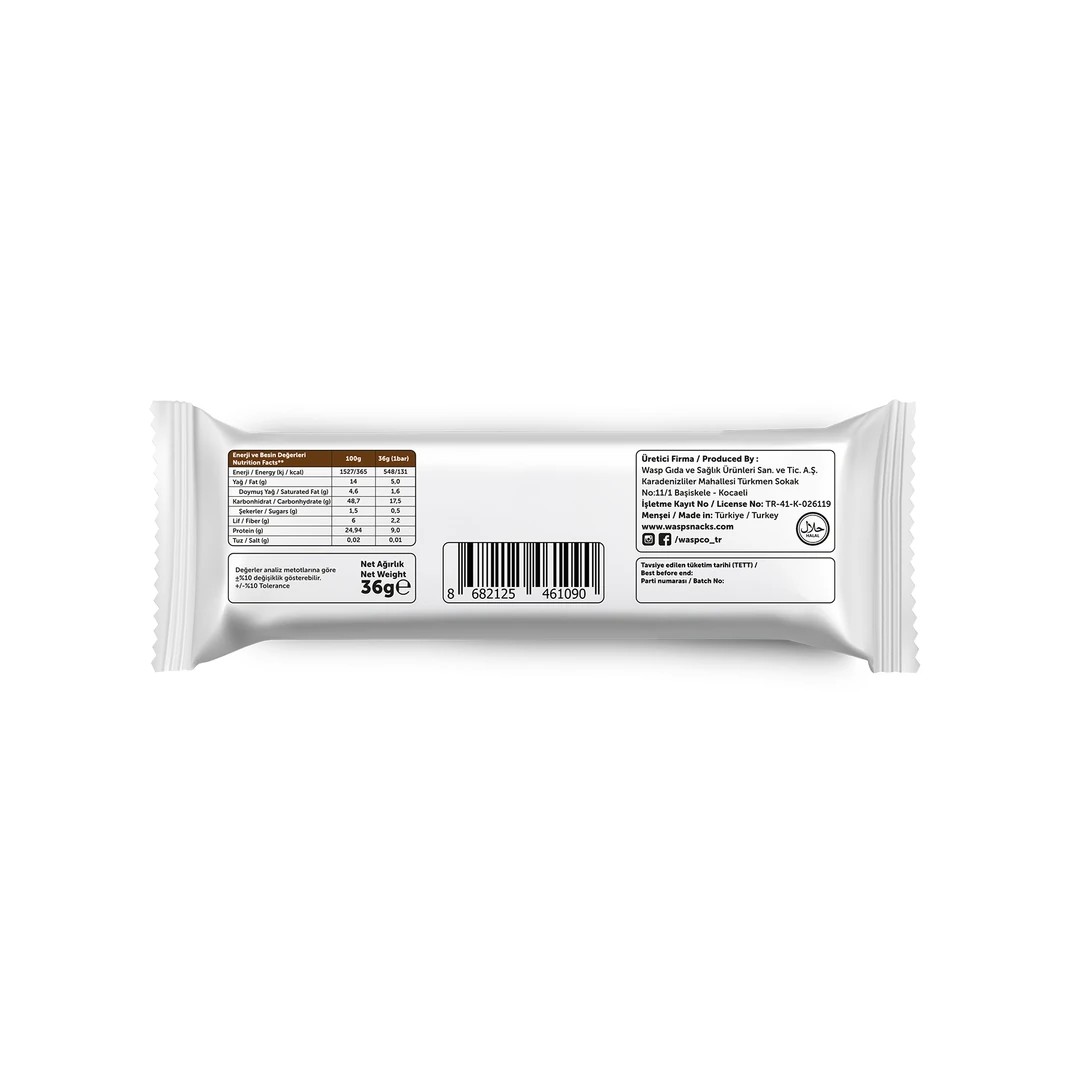 Waspco Çi̇kolatalı Kek Aromalı Protein Bar 36 Gr