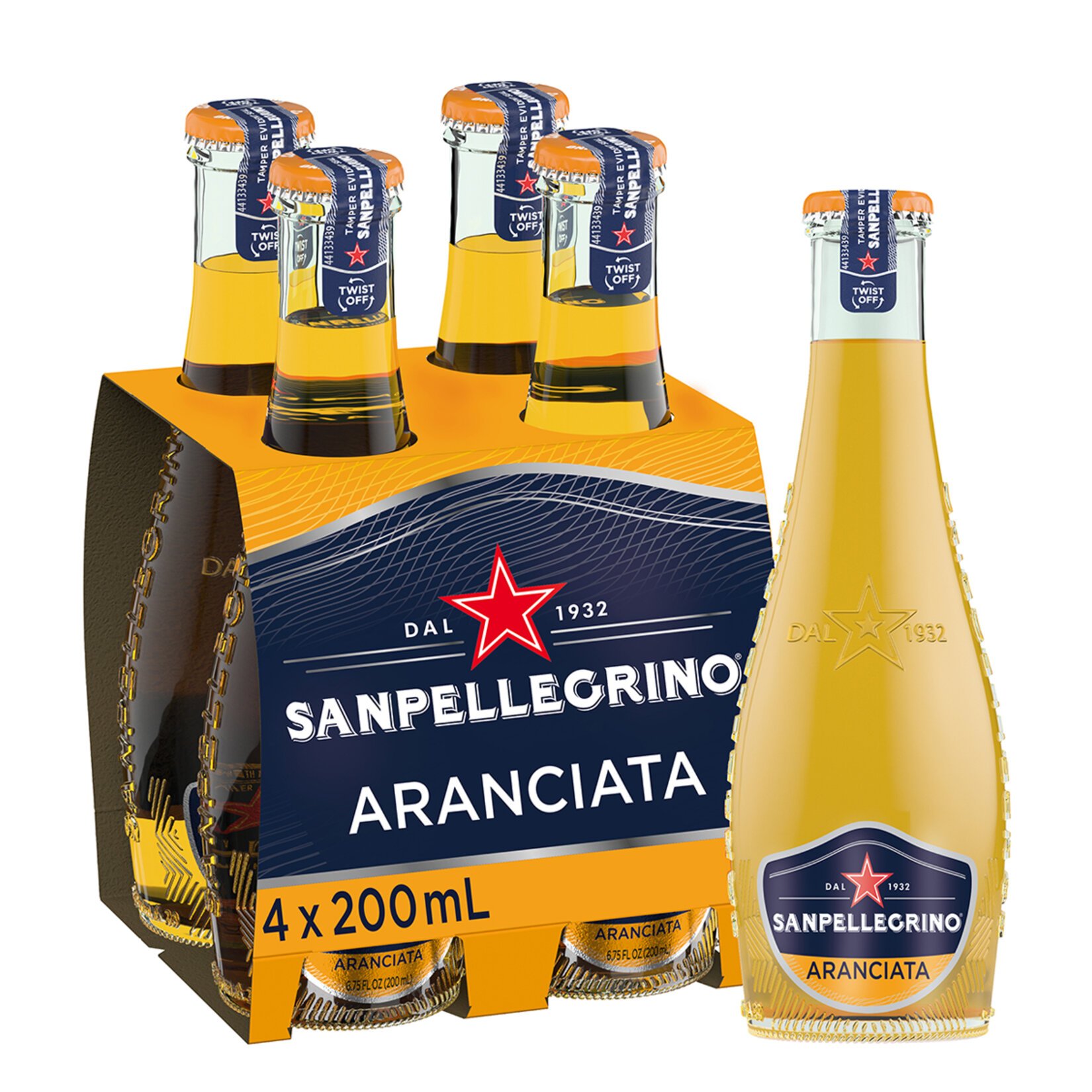 San Pellegrino Aranciata 200 Ml*4