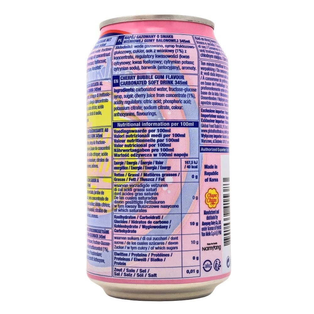 Chupa Chups Bubble Gum 345 Ml