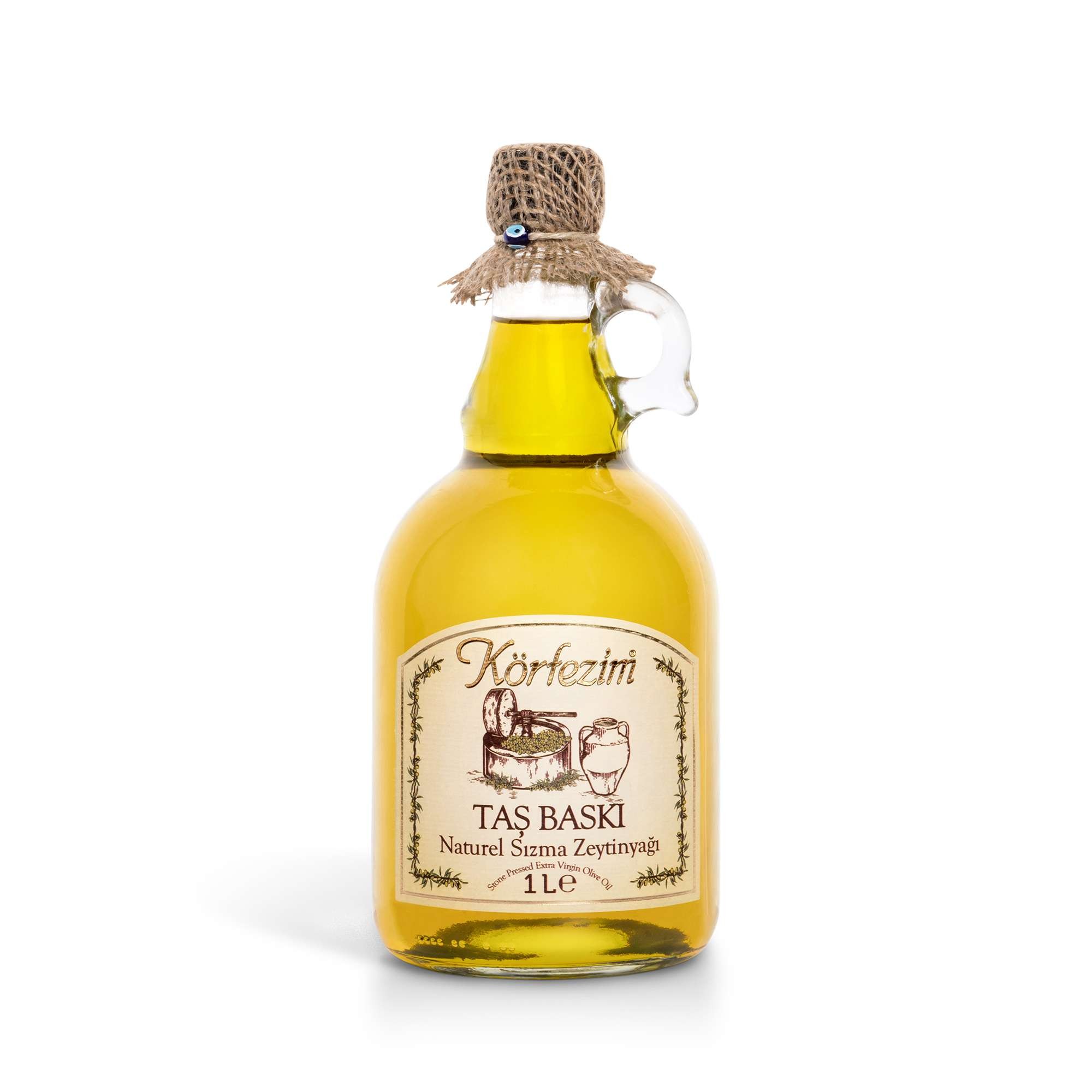 Körfezi̇m Taş Baskı Naturel Sizma Zeyti̇nYağı 1000 Ml
