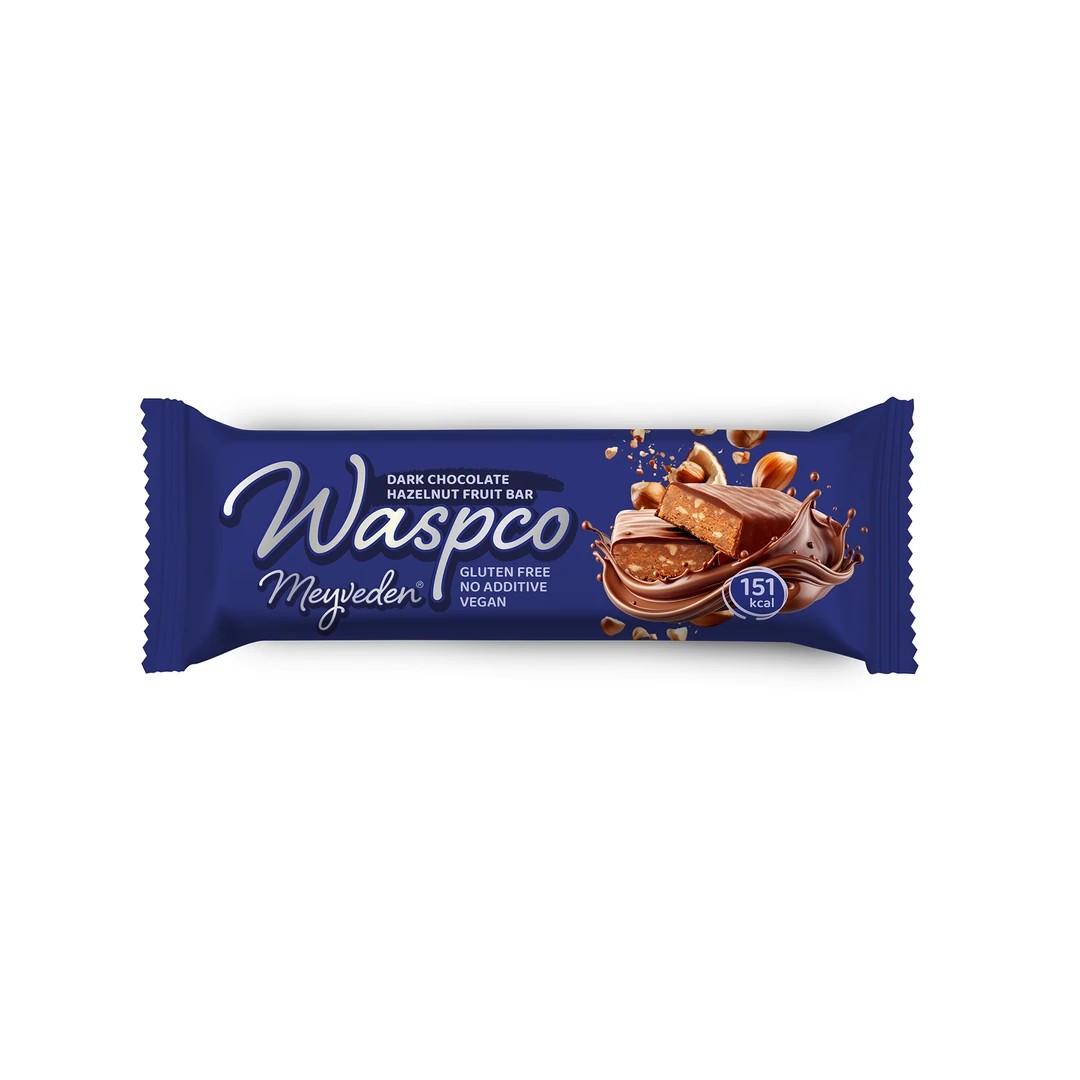 Waspco Bi̇tter Çi̇kolatalı Fındıklı Meyve Bar 35 Gr