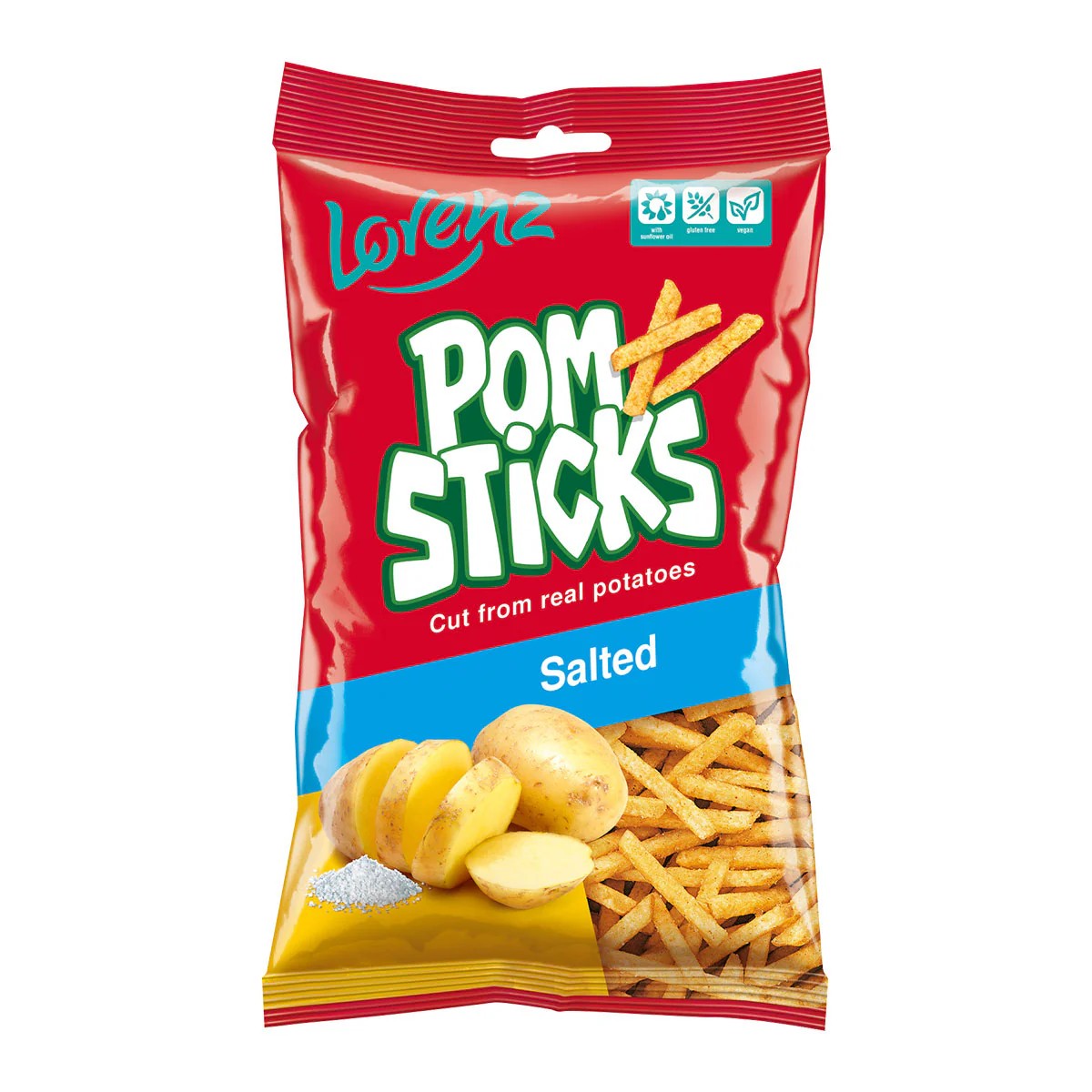 Lorenz Pom Sticks Salted 85 Gr
