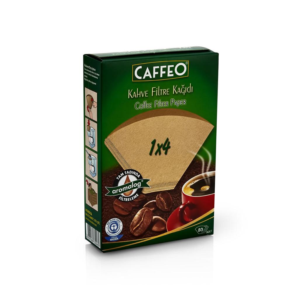 Caffeo 1x4 Filtre Kağıdı 80'li