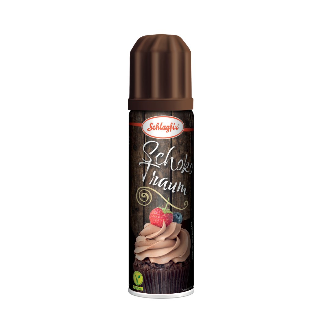 Schlagfix Çikolatalı Sprey Krema 200 Ml
