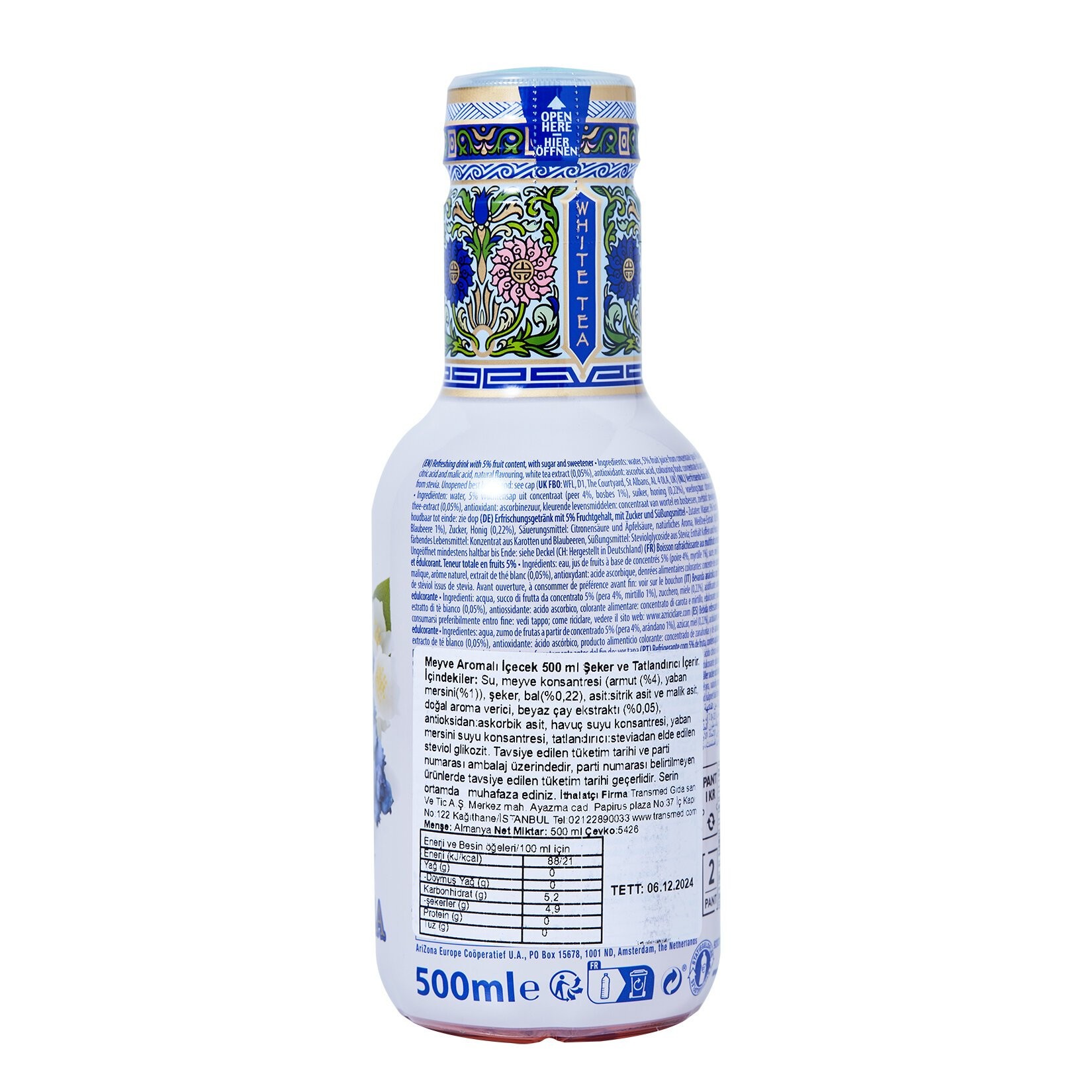 Arizona Blueberry Iced Tea 500 Ml