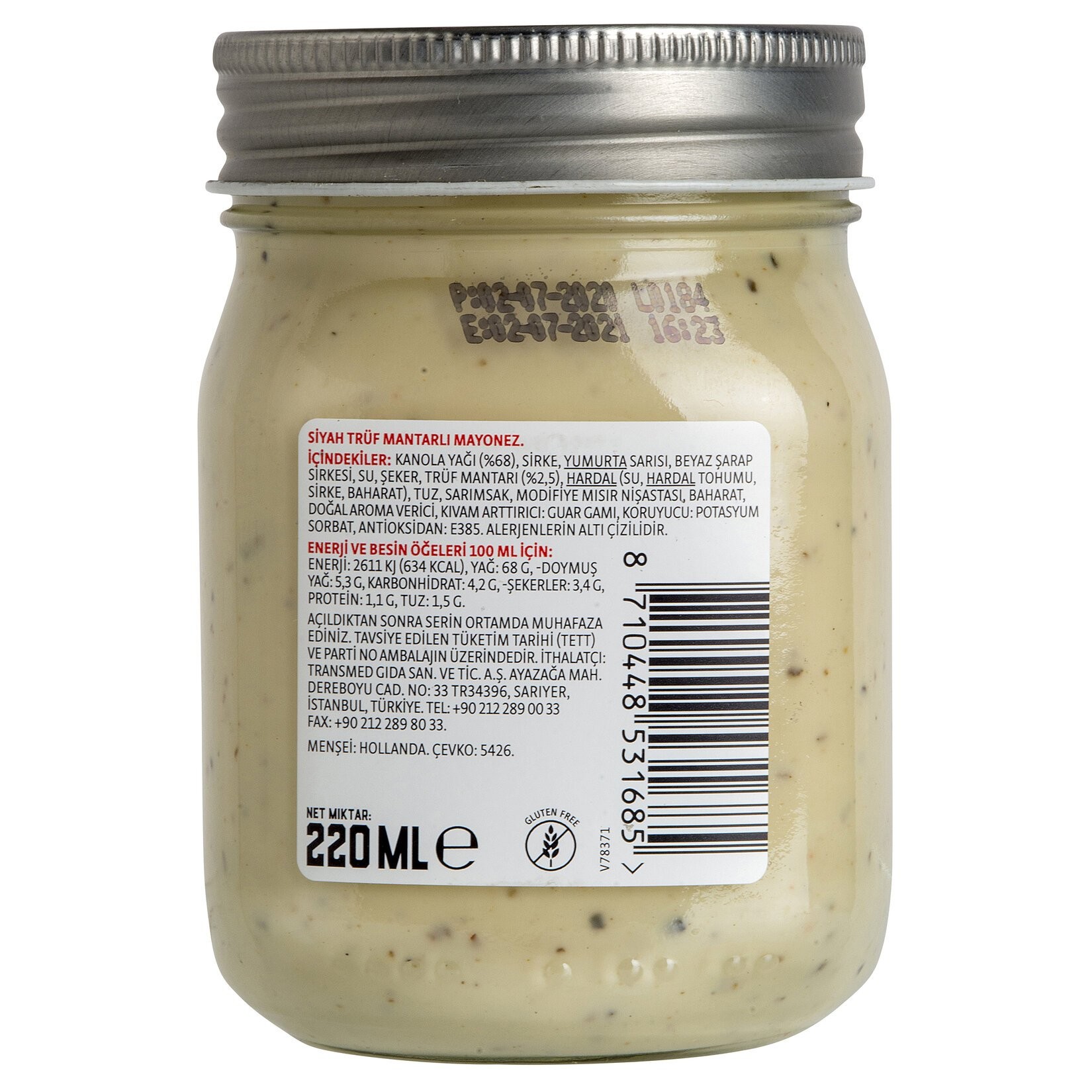 Remia Black Truffle Mayonnaise 220 Ml