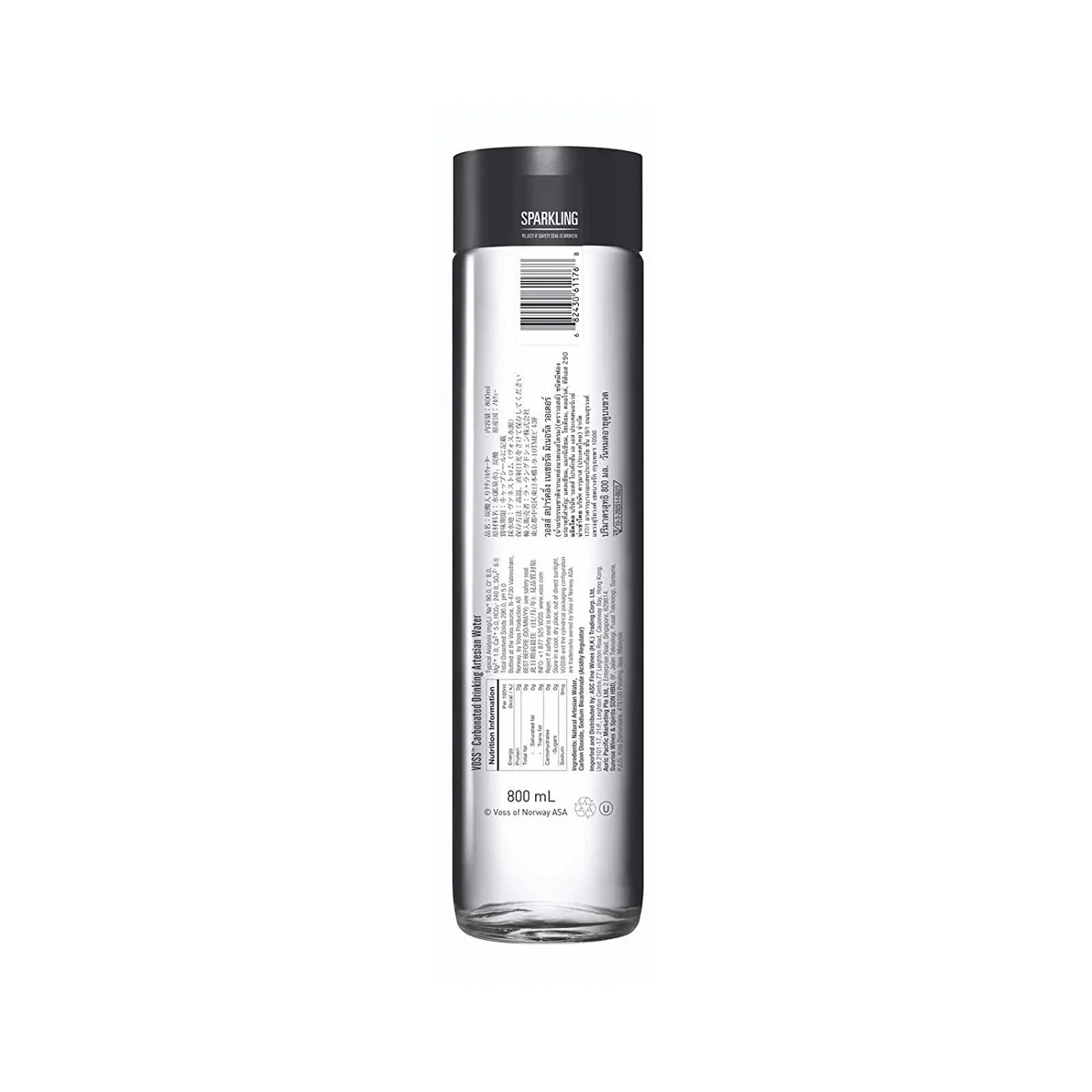Voss Sparkling Water 800 Ml