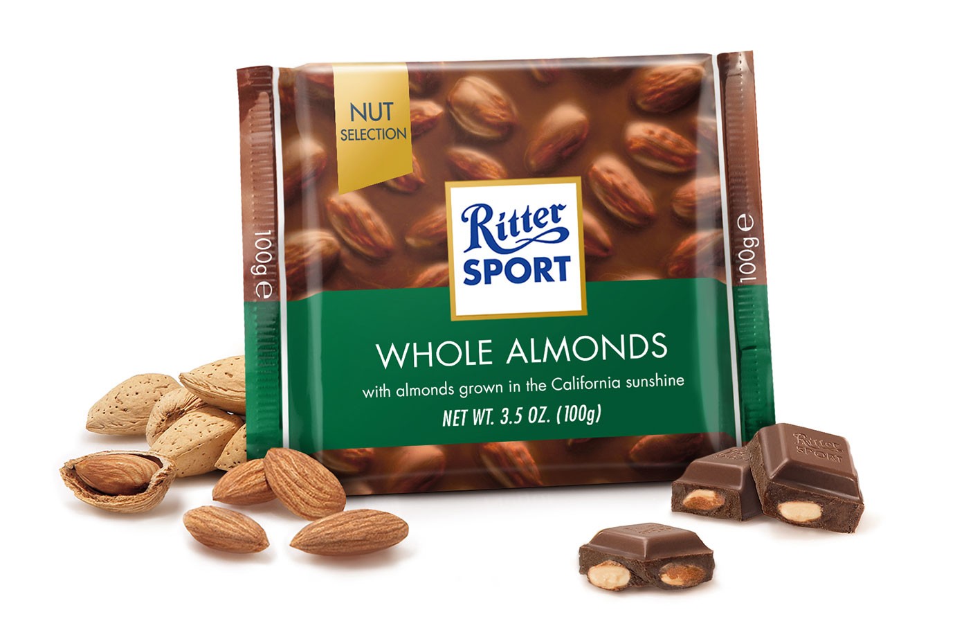 Ritter Sport Tane Bademli̇ Sütlü Çi̇kolata 100 Gr