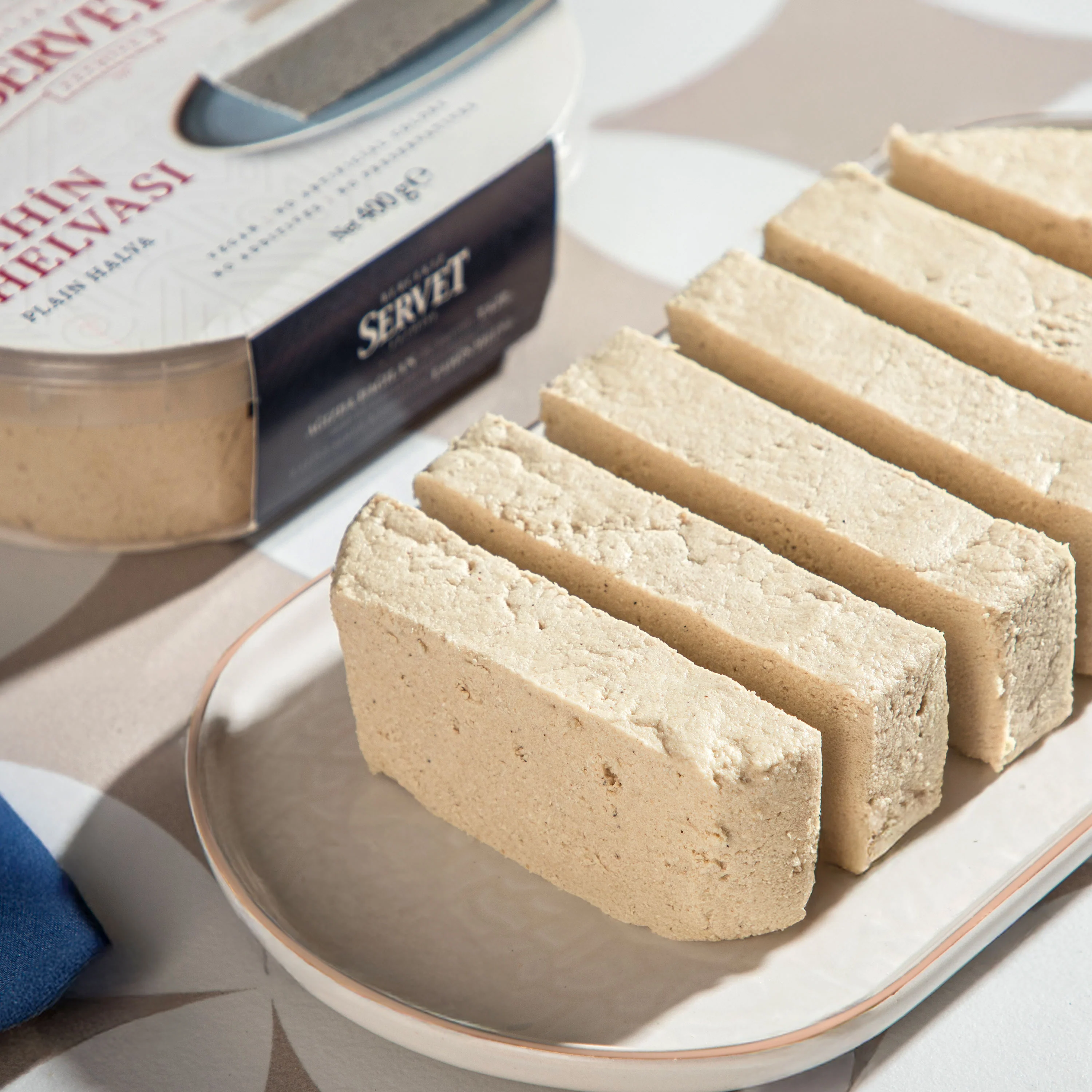 Servet Şekerleme Sade Tahin Helvası 400 Gr