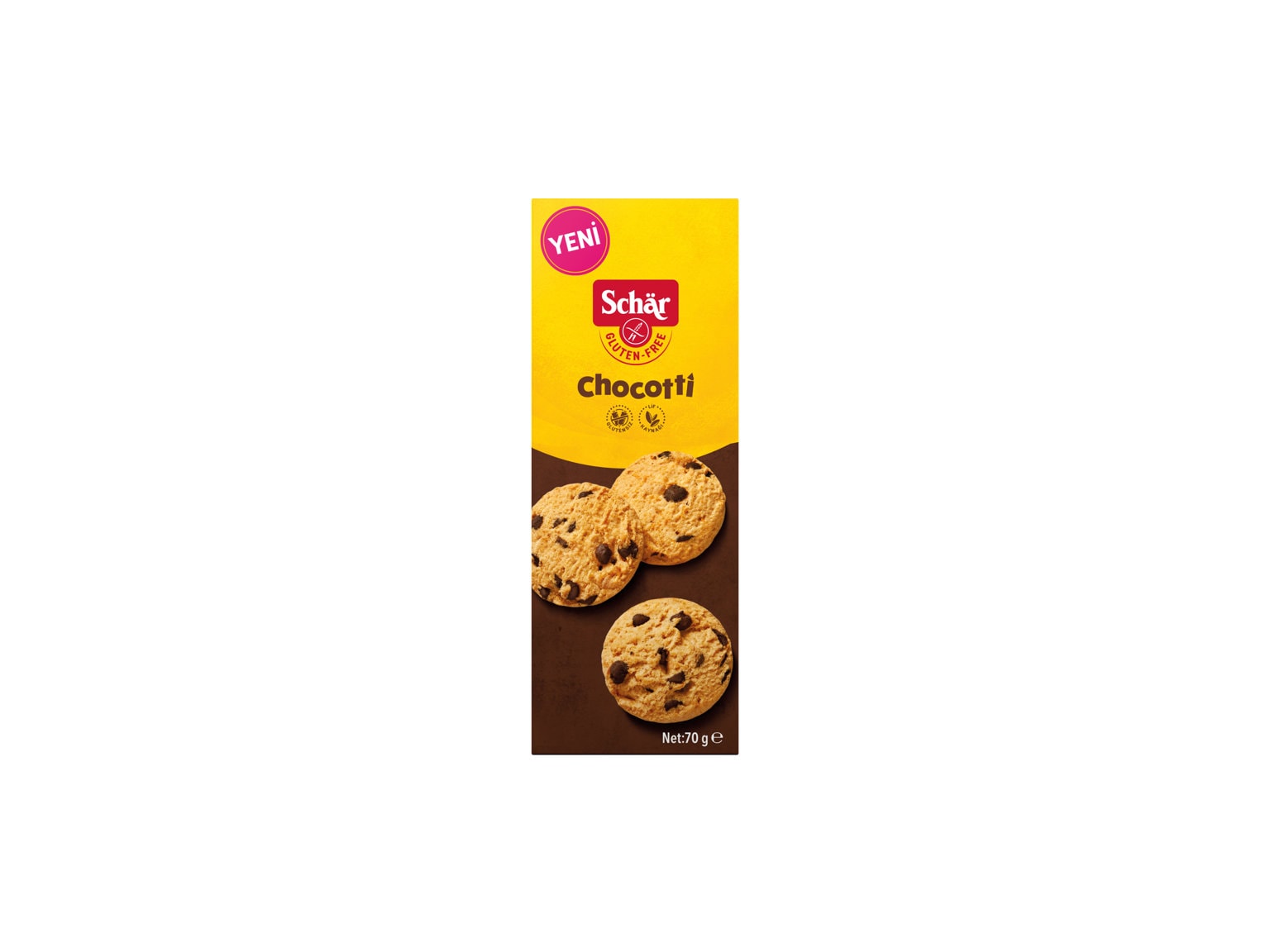 Schär Chocotti Damla Çikolatalı Kurabiye 70 Gr