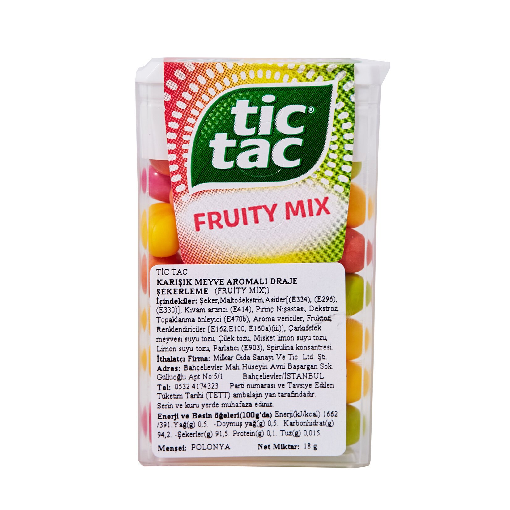 Tic Tac Fruity Mix 18 Gr