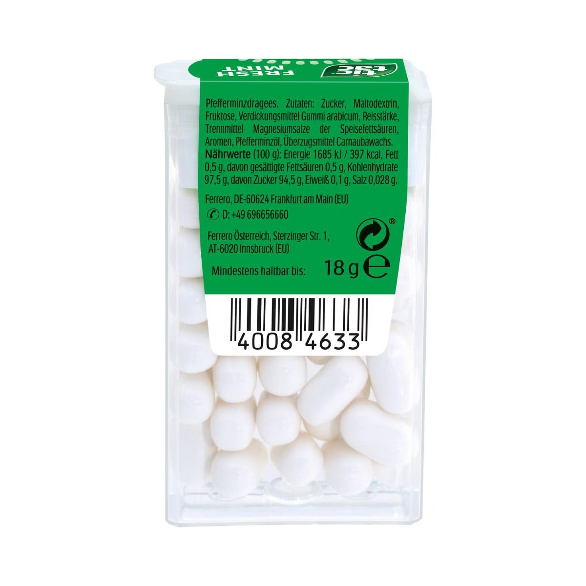 Tic Tac Fresh Mint 18 Gr