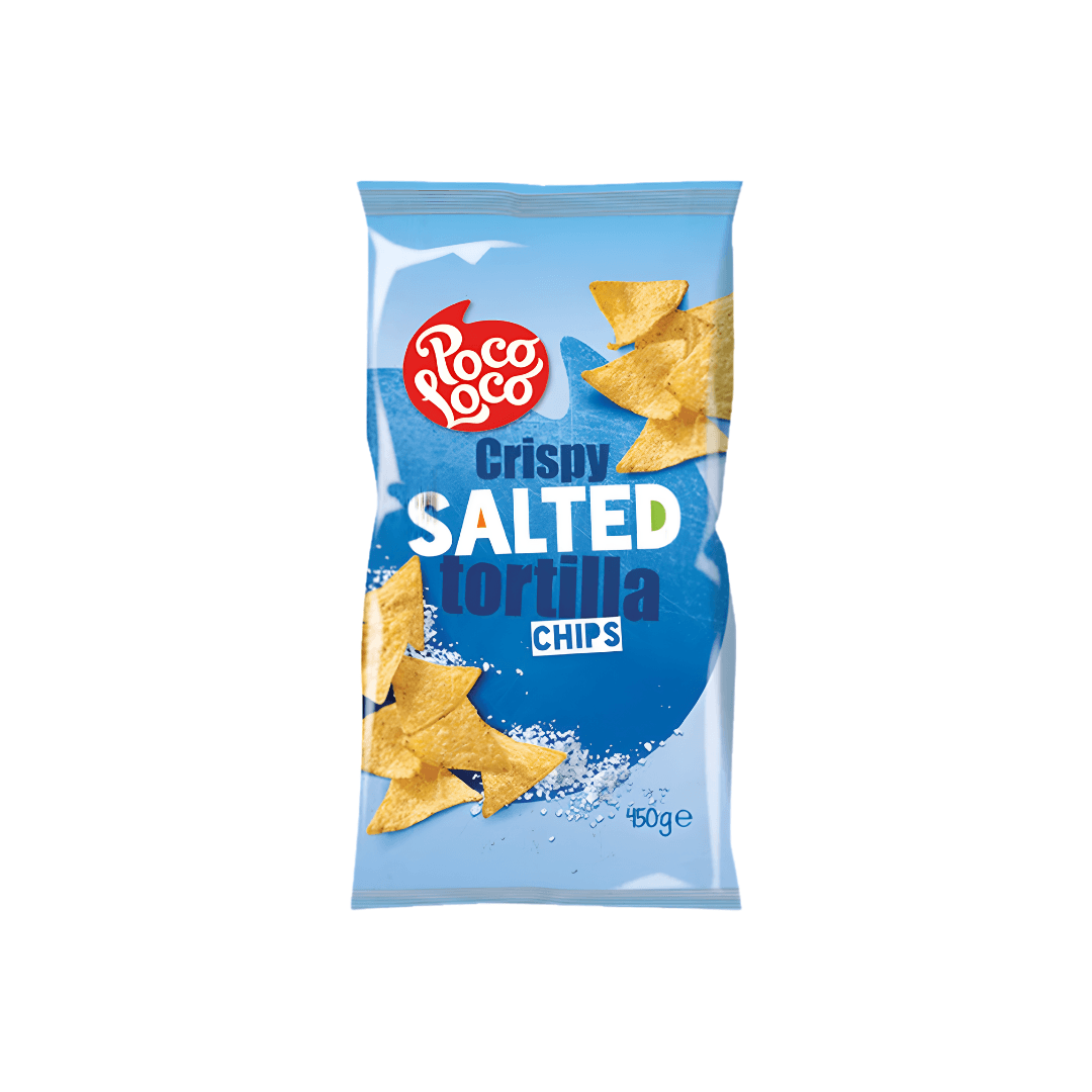 Poco Loco Salted Tortilla Cips 450 Gr