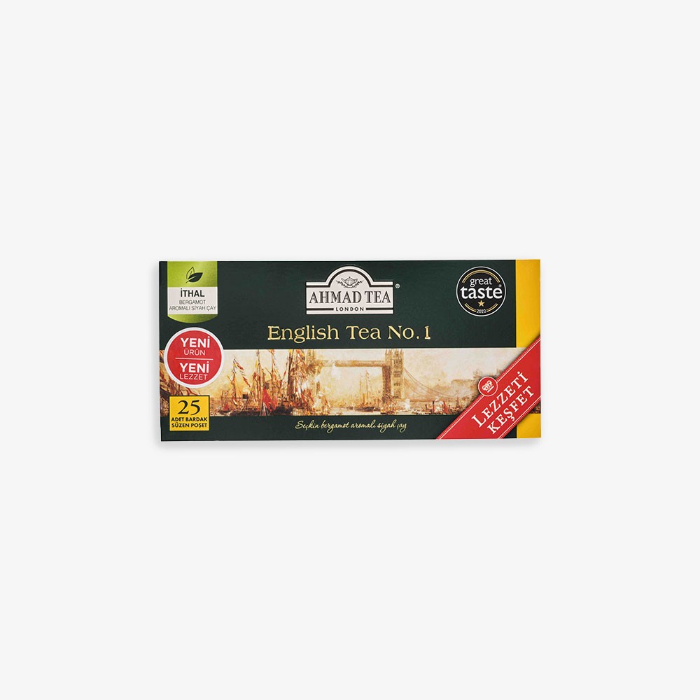 AHMAD TEA ENGLISH NO: 1 BARDAK POŞET ÇAY 25' Lİ 50 GR