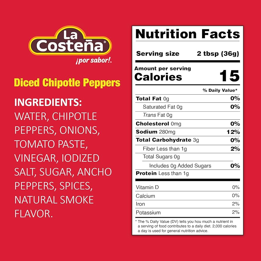 La Costana Domates Soslu Tütsülenmiş Chipotle Biber 199 Gr
