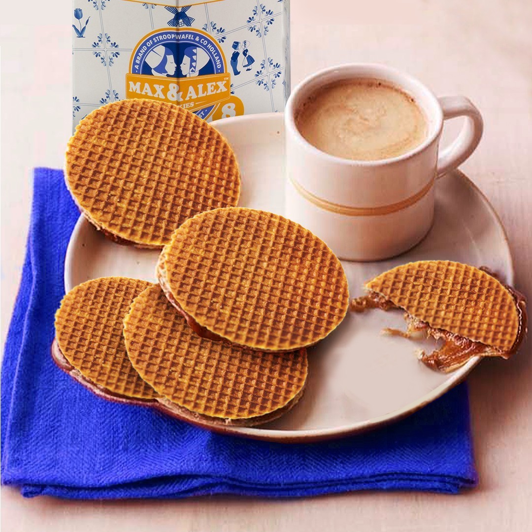 Max & Alex Stroopwafel Karamel Waffle Bi̇skuvi̇ 250 Gr
