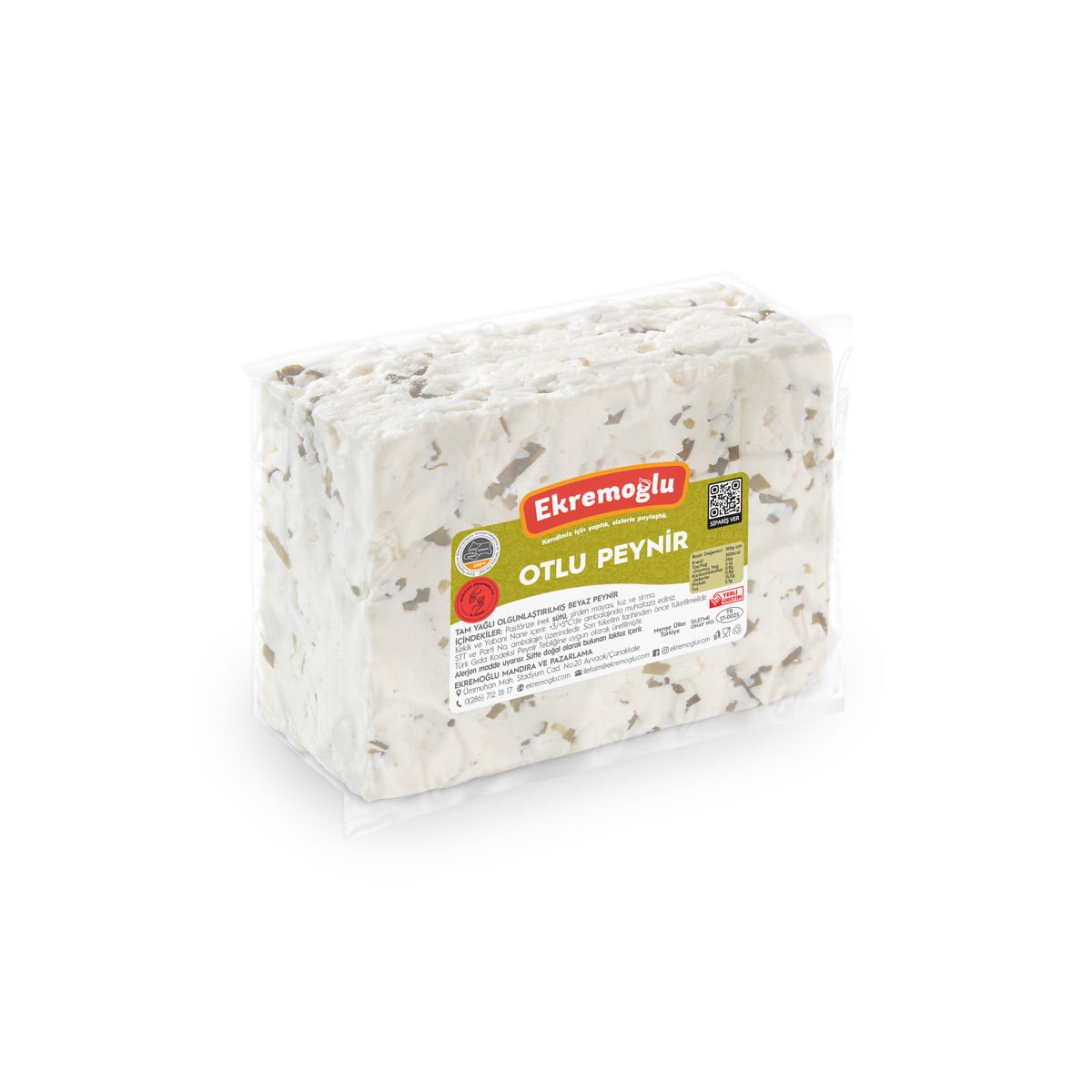 Ekremoğlu Tam Yağlı Otlu Peynir 500 Gr