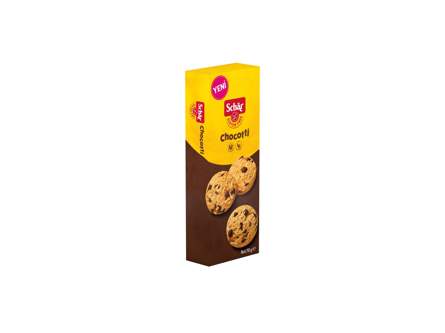 Schär Chocotti Damla Çikolatalı Kurabiye 70 Gr