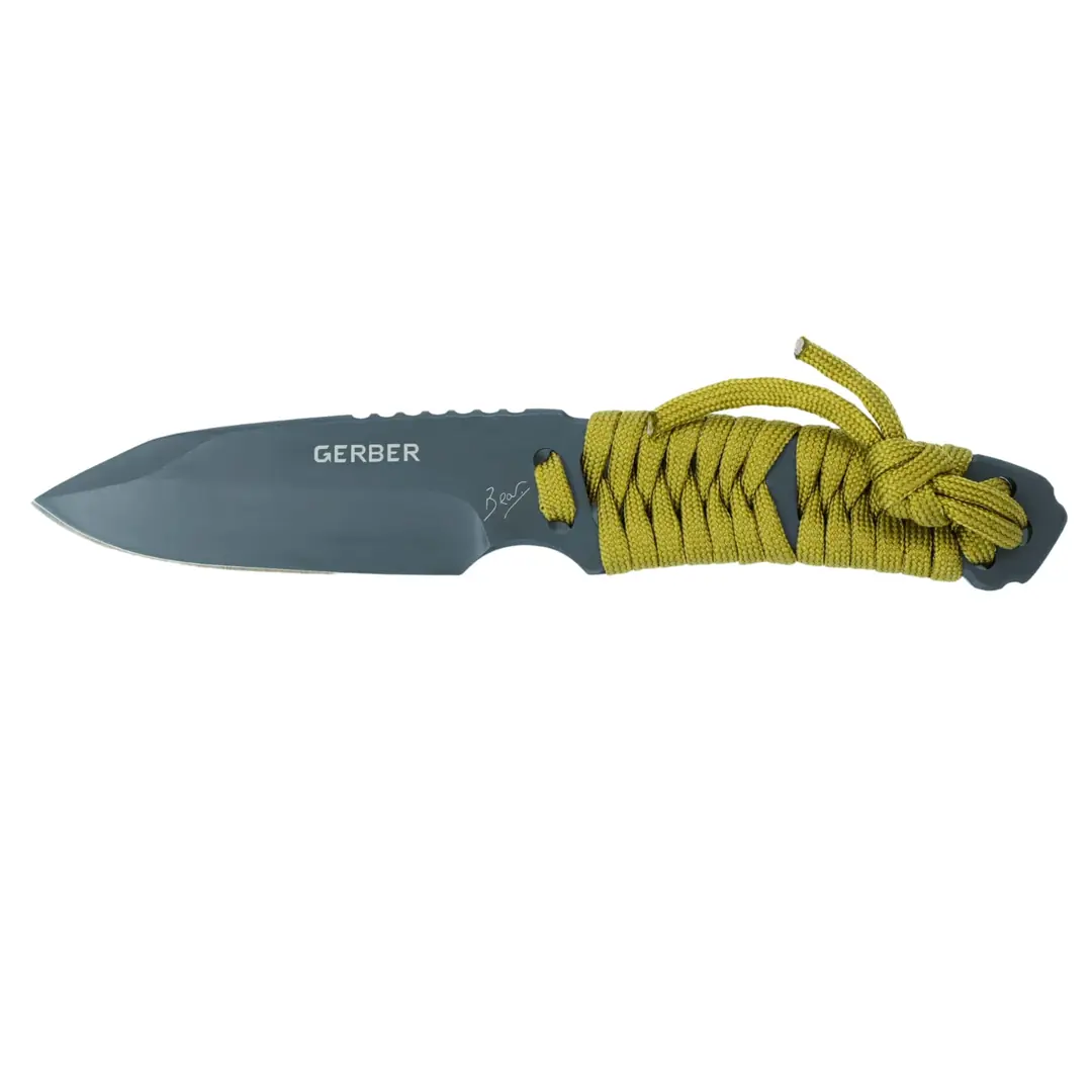 Bej Gerber Bear Grylls Paracord Fixed Bıçak