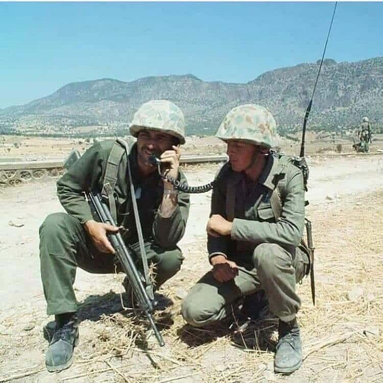 Kıbrıs Barış Harekatı (1974) dönemi TSK kamuflajı (Düz Haki Renk)