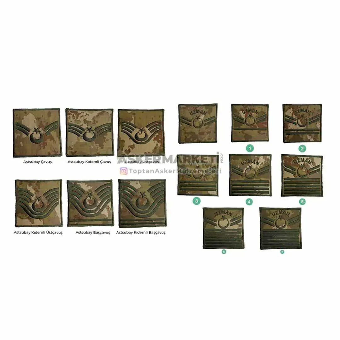 astsubay subay uzman cavus rutbeler toptan