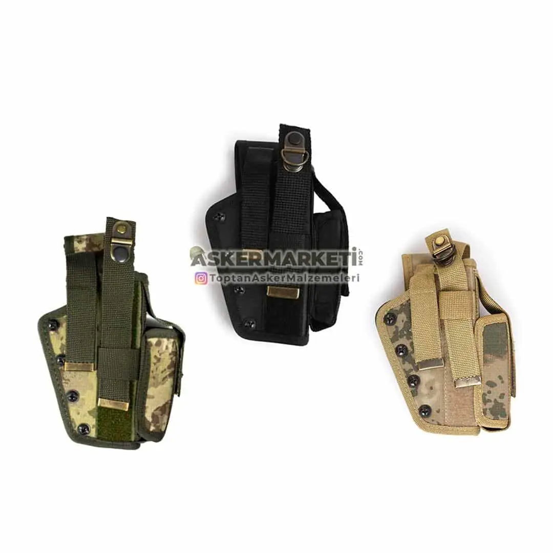 cirt cirtli siyah jandarma siyah kamuflaj tabanca silah kilifi