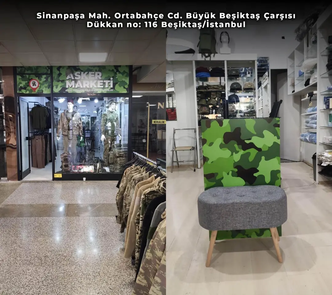 sisli sariyer askeri malzeme satan yer