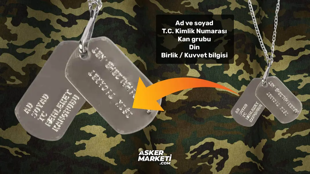 Asker Künyesi Örneği ve Künyede Olanlar